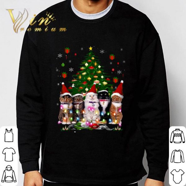 Cats Christmas Tree Lights 2020 shirt