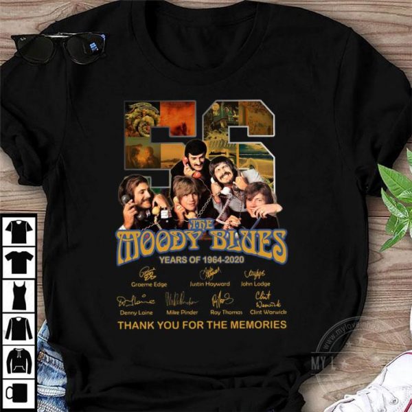 Best Justin Hayward The Moody Blues 56 Years Of 1964-2020 Signatures shirt