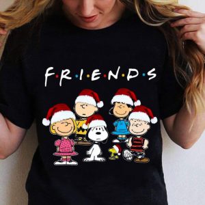 Funny Peanuts characters Friends Snoopy Charlie Brown Woodstock shirt 1