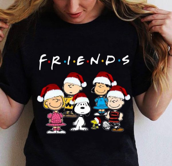 Funny Peanuts characters Friends Snoopy Charlie Brown Woodstock shirt