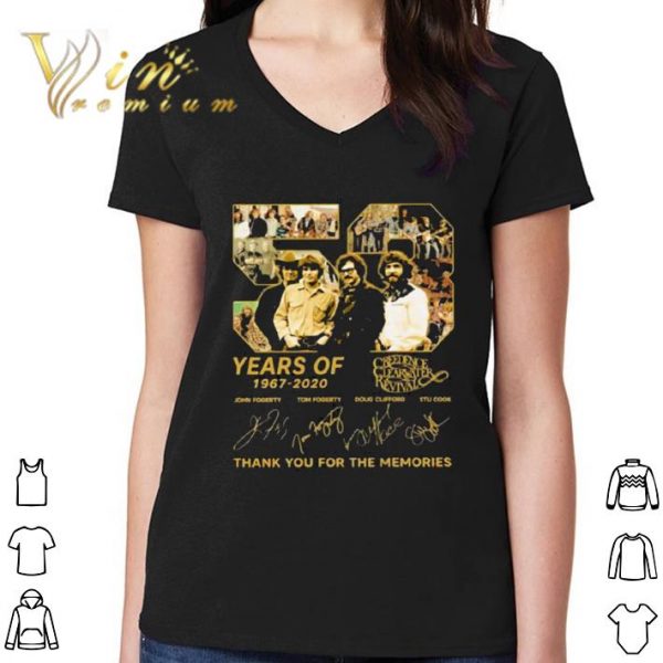 Best 53 Years Of 1967-2020 Creedence Clearwater Revival Signatures shirt