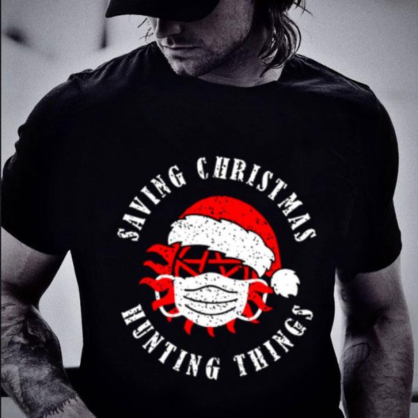 Official Santa Supernatural Saving christmas hunting things shirt