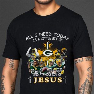 Hot Green Bay Packers Signatures And A Whole Lot Of Jesus shirt 2