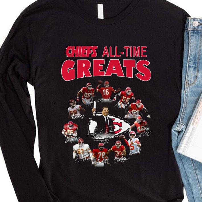 Premium Kansas City Chiefs All Time Greats Signatures and coach shirt 68daa153 premium kansas city chiefs all time greats signatures and coach shirt 4 - Premium Kansas City Chiefs All Time Greats Signatures and coach shirt
