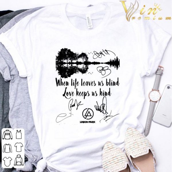 Linkin Park Signatures The Messenger Lyrics When Life Leaves Us Blind shirt