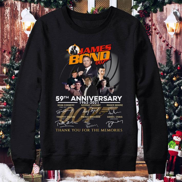76b779f1 funny 59th anniversary james bond 007 signatures thank you for the memories shirt 4 - Funny 59th Anniversary James Bond 007 Signatures Thank You For The Memories shirt