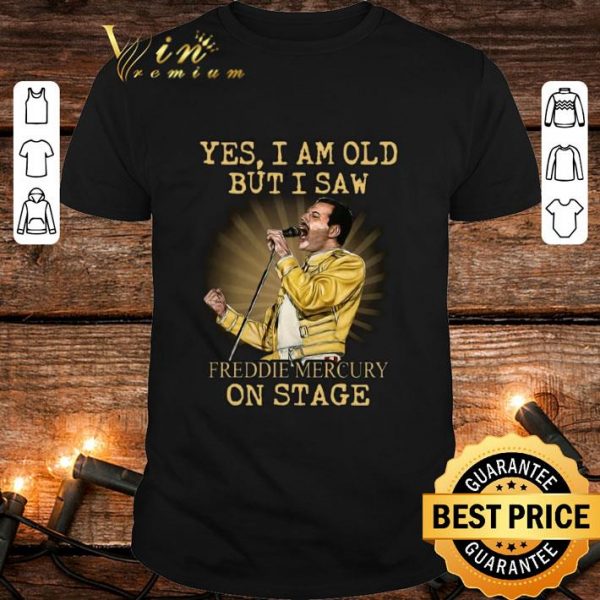 Yes i am old but i saw Freddie Mercury on stage shirt