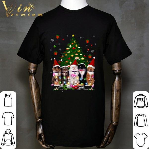 Cats Christmas Tree Lights 2020 shirt