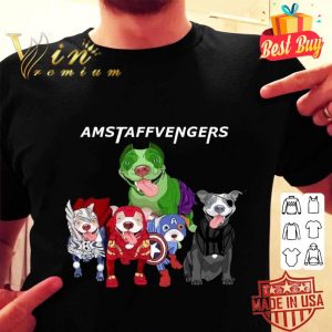 Hot Marvel American Staffy Amstaffvengers Avengers shirt 1