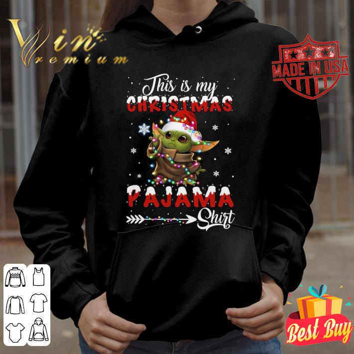 8d02ac3a best star wars santa baby yoda this is my christmas pajama shirt 4 - Best Star Wars Santa Baby Yoda This Is My Christmas Pajama shirt