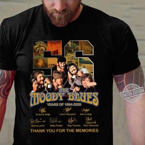Best Justin Hayward The Moody Blues 56 Years Of 1964-2020 Signatures shirt 2
