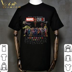 Avengers More Than Hero Marvel Stud10s The First Ten Years Signatures shirt