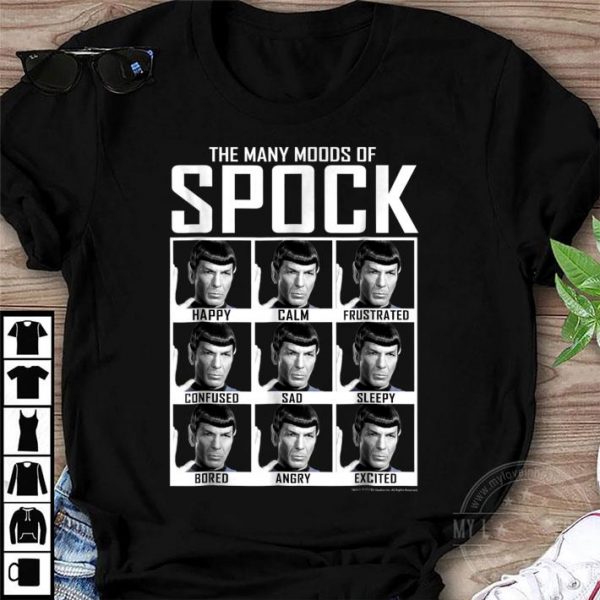 Original Star Trek The Many Moods Of Spock shirt