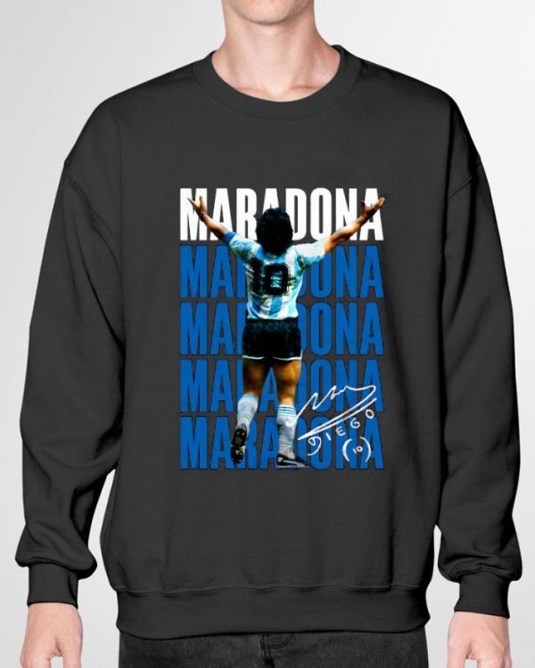 Official Maradona Signatures Legend No 10 Argentina shirt