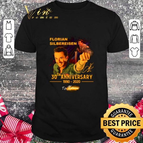 Awesome Florian Silbereisen 30th Anniversary 1990-2020 Signatures shirt