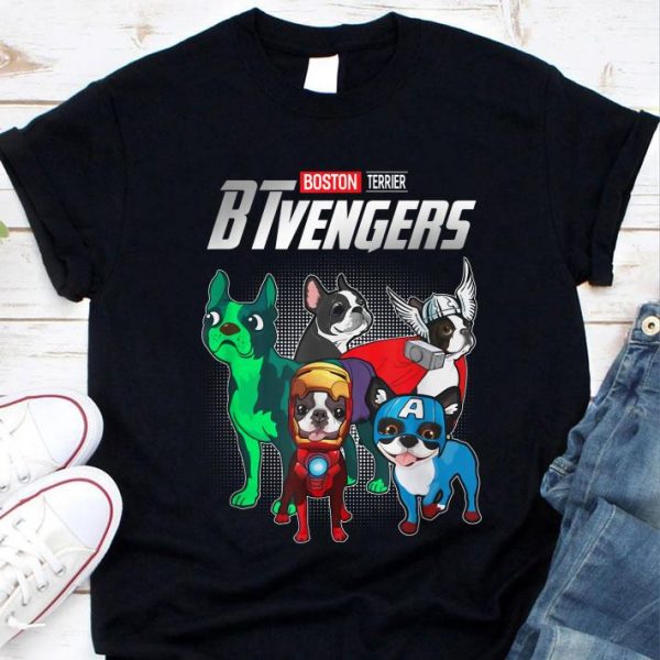 Original BTvengers Funny Boston Terrier Dog Lover shirt
