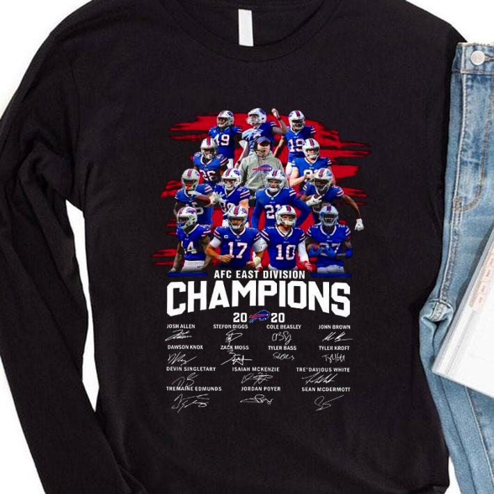 Best Team NFL Buffalo Bills AFC East Division Champions 2020 Signatures shirt aa0defb3 best team nfl buffalo bills afc east division champions 2020 signatures shirt 4 - Best Team NFL Buffalo Bills AFC East Division Champions 2020 Signatures shirt