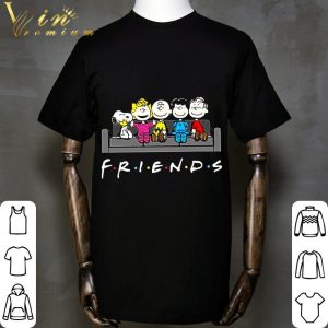 Friends Sofa Peanuts Characters Snoopy Charlie Brown Woodstock shirt 1