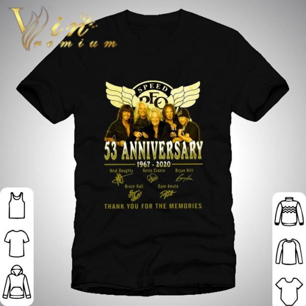 Kevin Cronin REO Speedwagon 53 anniversary 1967-2020 Signatures shirt