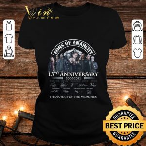 Best Sons Of Anarchy TV Series 13th Anniversary 2008-2021 Signatures shirt 1