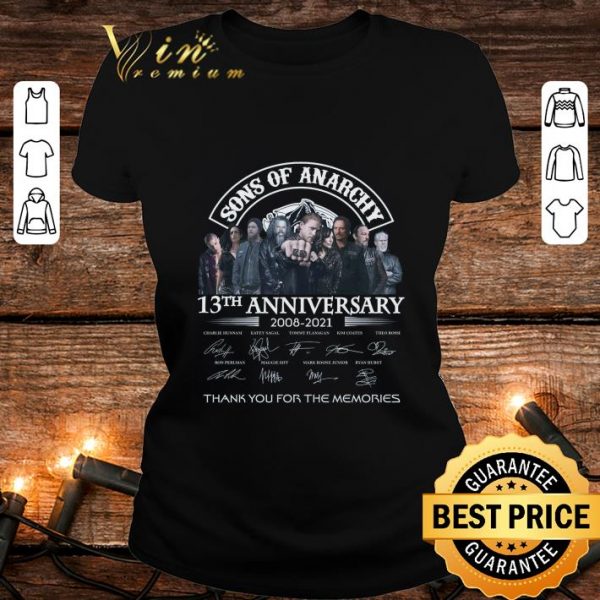 Best Sons Of Anarchy TV Series 13th Anniversary 2008-2021 Signatures shirt