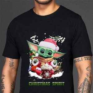 Hot Santa Baby Yoda Christmas Spirit Mandalorian shirt 2