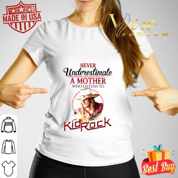 Hot Never Underestimate A Mother Who Listens To Kid Rock Plaid shirt