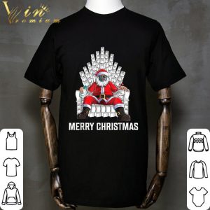 Christmas 2020 Santa Mask Toilet Paper Throne GOT Coronavirus shirt 1