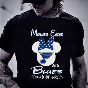 Hot Minnie mouse and St. Louis Blues kind of girl shirt 1