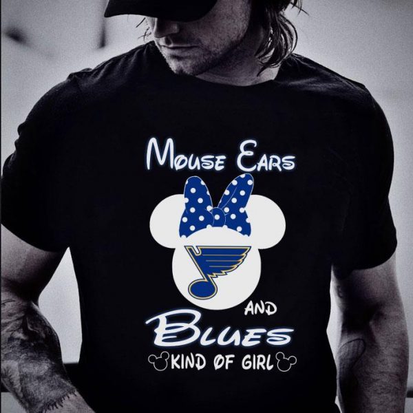 Hot Minnie mouse and St. Louis Blues kind of girl shirt