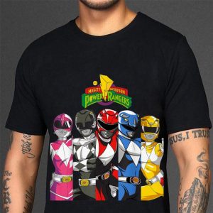 Funny All Rangers In Separate Panels With Logo shirt 2