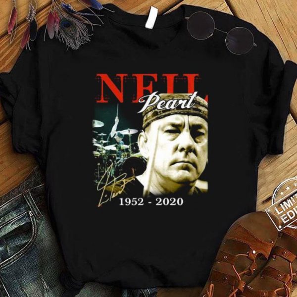 Original Neil Peart 1952-2020 Signature shirt