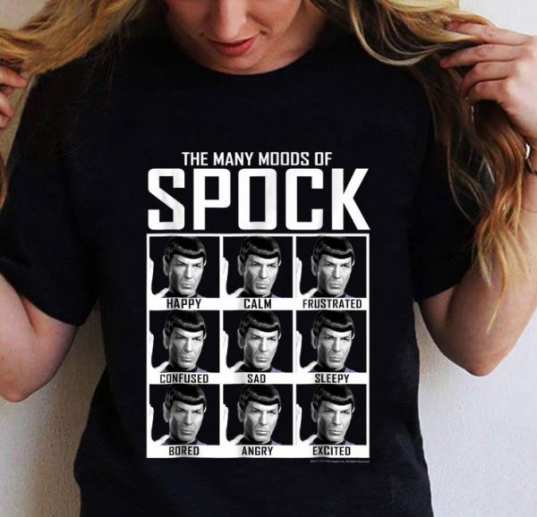 Original Star Trek The Many Moods Of Spock shirt