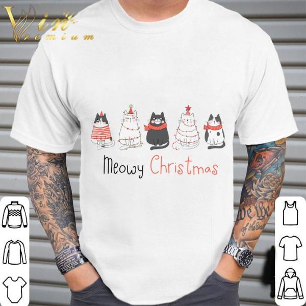 Meowy Christmas Cats shirt