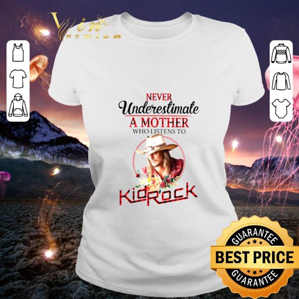 Hot Never Underestimate A Mother Who Listens To Kid Rock Plaid shirt