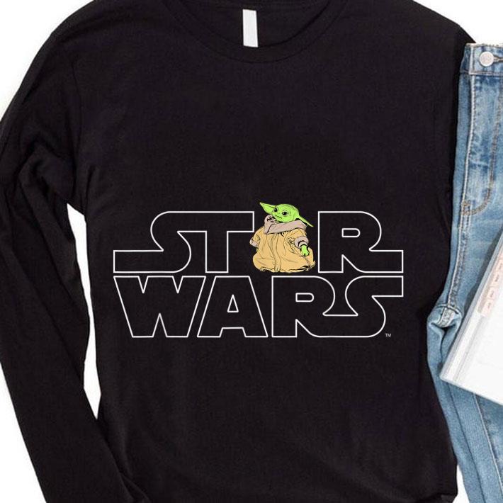 ef722ea7 hot star wars logo and baby yoda the child from the mandalorian shirt 4 - Hot Star Wars Logo and Baby Yoda The Child from The Mandalorian shirt