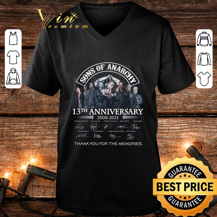 f4b54f4f best sons of anarchy tv series 13th anniversary 2008 2021 signatures shirt 4 - Best Sons Of Anarchy TV Series 13th Anniversary 2008-2021 Signatures shirt