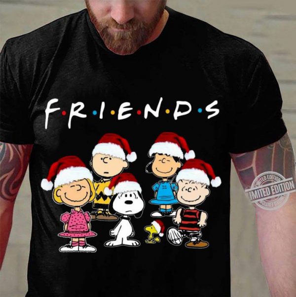 Funny Peanuts characters Friends Snoopy Charlie Brown Woodstock shirt