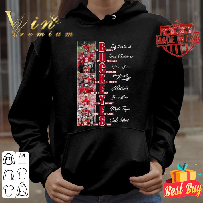 Official Ohio State Buckeyes Football Signatures Tuf Borland shirt 03c363ab ohio state buckeyes football signatures tuf borland shirt 4 - Official Ohio State Buckeyes Football Signatures Tuf Borland shirt