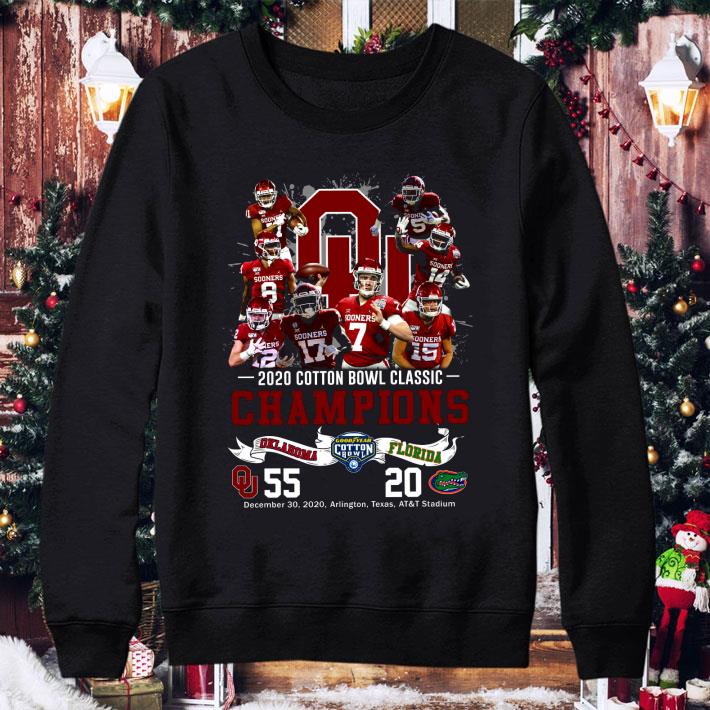 Funny Oklahoma Sooners 2020 Cotton Bowl Classic Champions Oklahoma 55-20 Florida shirt 0ee0b6df funny oklahoma sooners 2020 cotton bowl classic champions oklahoma 55 20 florida shirt 4 - Funny Oklahoma Sooners 2020 Cotton Bowl Classic Champions Oklahoma 55-20 Florida shirt