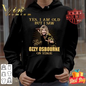 Best Yes I Am Old But I Saw Ozzy Osbourne On Stage Signature shirt 3