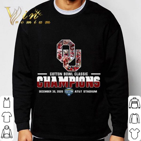 Oklahoma Sooners Cotton Bowl Classic Champions December 30 2020 shirt