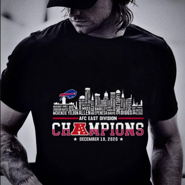 Original Buffalo Bills AFC East Division Champions 2020 Name Players shirt