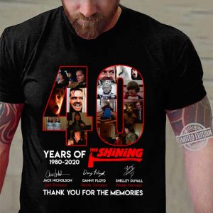 Best 40 Years Of 1980-2020 The Shining Jack Nicholson Signatures shirt 2