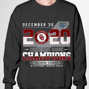 Hot December 30 2020 Cotton Bowl Classic Champions Oklahoma Sooners shirt 2