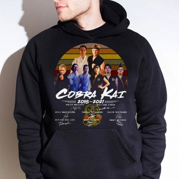 Premium  Vintage Cobra Kai 2018-2021 Signatures shirt