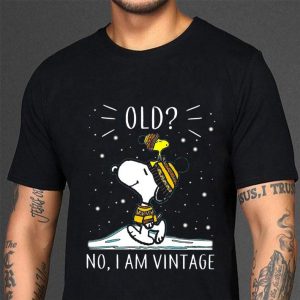 Snoopy Woodstock Old No I Am Vintage shirt 2