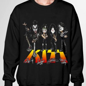 Kiss band member signatures shirt 2