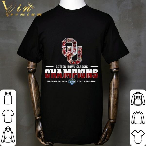 Oklahoma Sooners Cotton Bowl Classic Champions December 30 2020 shirt