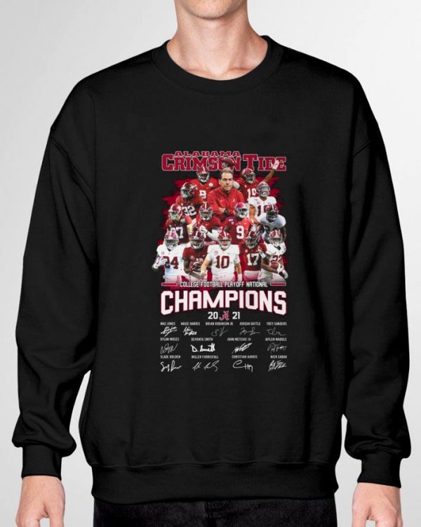 Alabama crimson tide college football playoff national champions shirt